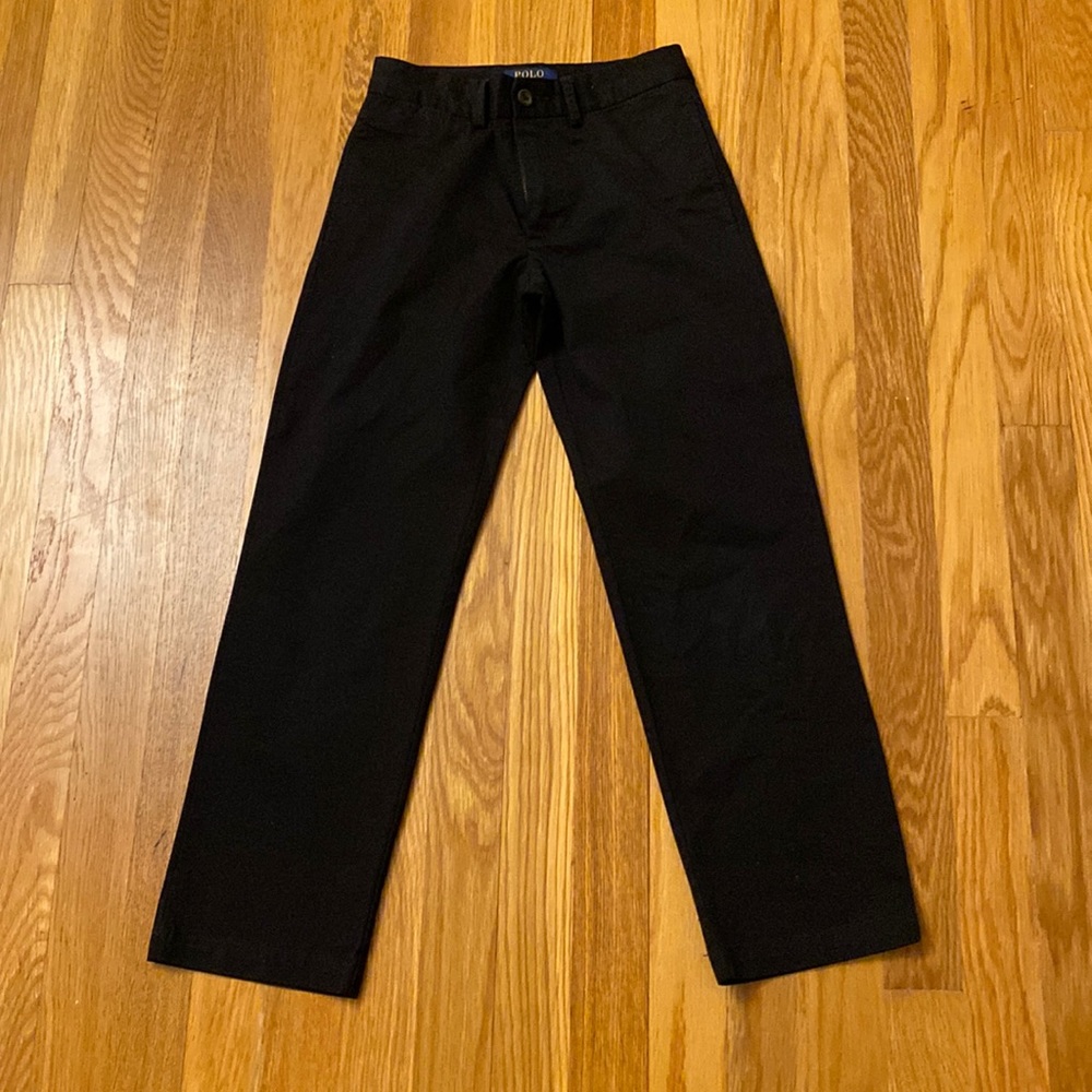 Polo Ralph Lauren boys black chino pants size 8